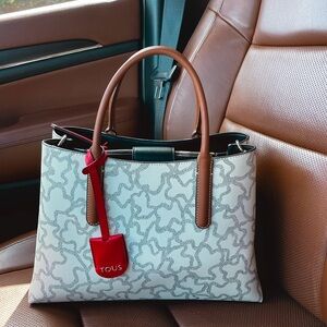TOUS White and Brown Women's Bag